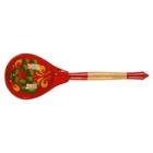 Ложка деревянная «Краснушка», полубасок, красный фон - Фото 10