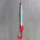 Зонт - трость полуавтоматический «Кант», 8 спиц, R = 41 см, цвет красный - Фото 5