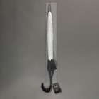 Зонт - трость полуавтоматический «Кант», 8 спиц, R = 43 см, цвет чёрный/прозрачный - Фото 9