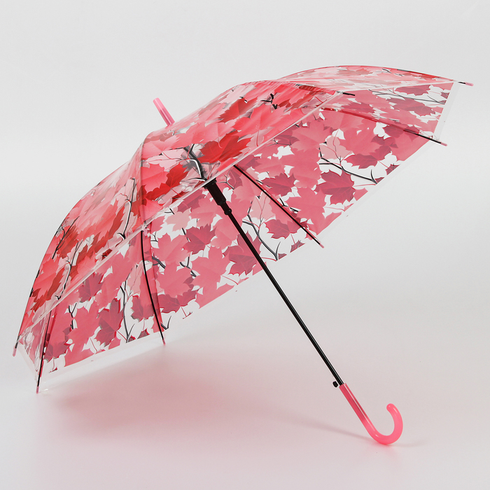 Зонт детский «Листочки», полуавтоматический, r=45,5см, цвет МИКС - фото 1883341832
