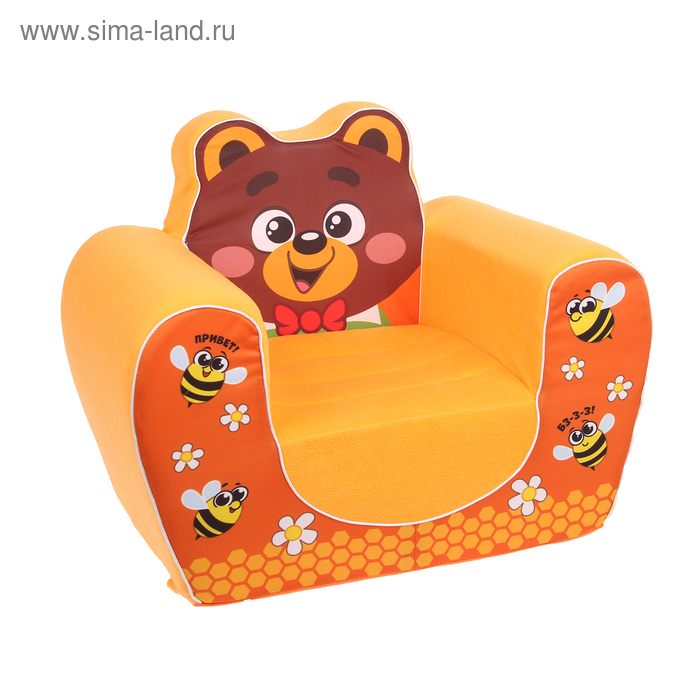 Мягкая игрушка-кресло «Медвежонок» - Фото 1