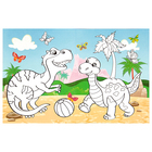 Раскраска длинная «Мир динозавров» - Фото 3
