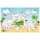 Раскраска для мальчиков «Мир динозавров», длинная - Фото 3