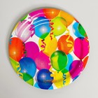 Посуда бумажная одноразовая «С днём рождения», 6 тарелок, 6 стаканов, 6 колпаков, 1 гирлянда - Фото 4