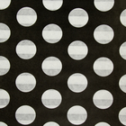 Бумага упаковочная крафт, двусторонняя, "Круги люкс", чёрная, 0.7 х 10 м - Фото 3