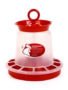 Кормушка бункерная для домашней птицы на 5 кг, цвет МИКС - Фото 15