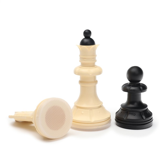 Шахматы 40х40 см "Русские игры", поле картон, фигуры пластик, король h-10.2, пешка 5 см - фото 1887762899