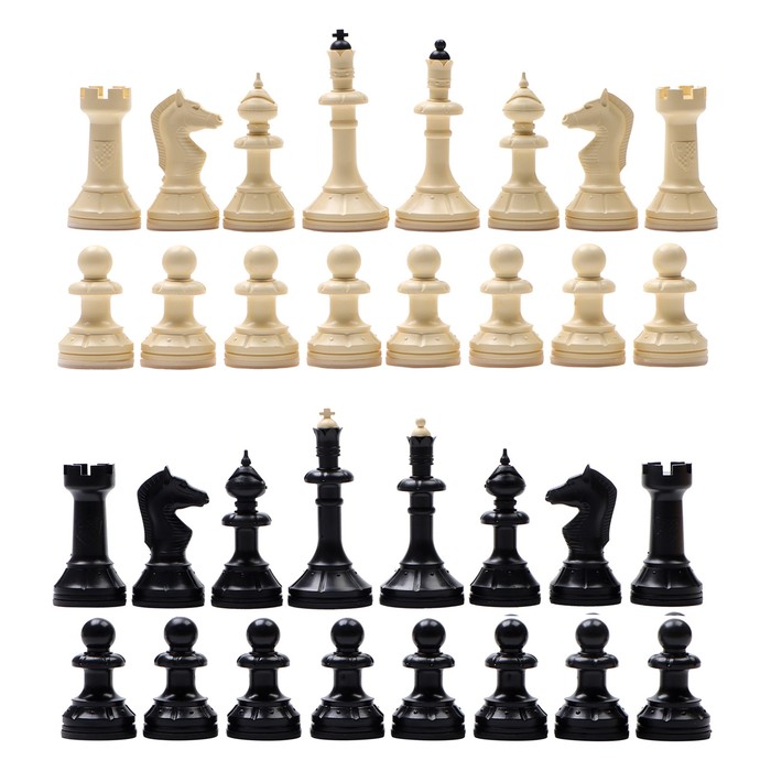 Шахматные фигуры гроссмейстерские "Айвенго", король h-10 см, пешка-5 см, в коробке - фото 1906898255