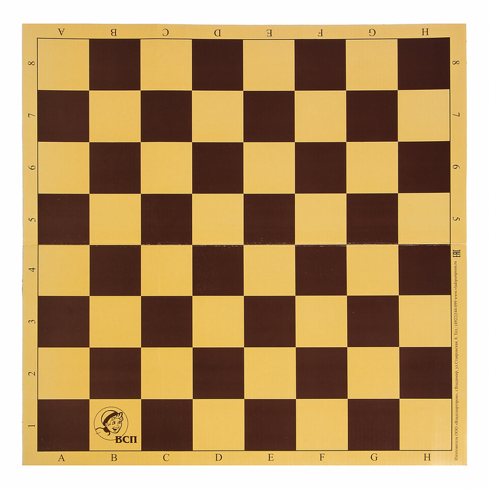 Шахматное поле, 40 × 40 см, микрогофра - фото 1906898298
