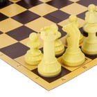 Настольная игра 3 в 1 "Русские игры": шахматы, шашки, домино (доска микрогофра 40х40 см) - Фото 5
