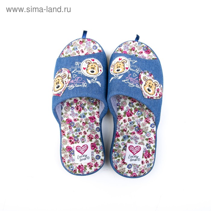 Обувь домашняя  женская 1782W-ASO-S (голубой) (р.38) - Фото 1