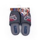 Тапочки детские, цвет синий, размер 39 - Фото 4