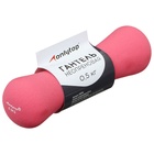 Гантель неопреновая ONLYTOP, 0.5 кг, цвет розовый - Фото 4