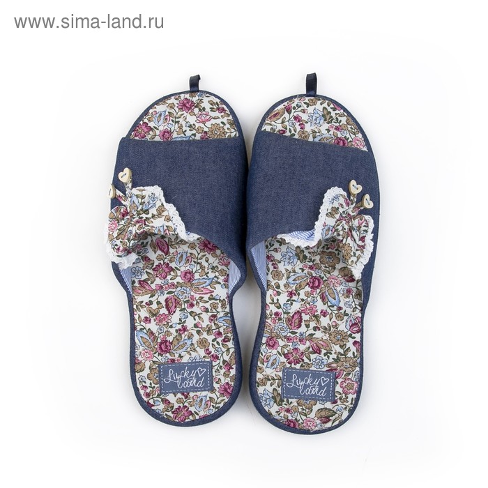 Обувь домашняя  женская 1776W-ASO-S (синий) (р.37) - Фото 1