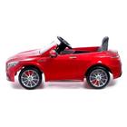 Электромобиль MERCEDES-BENZ S63 AMG, EVA колёса, кожаное сидение, цвет красный глянец - Фото 2