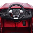 Электромобиль MERCEDES-BENZ S63 AMG, EVA колёса, кожаное сидение, цвет красный глянец - Фото 6