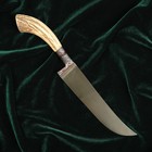 Нож Пчак Шархон, рукоять из рога косули малая, гарда с гравировкой - Фото 11