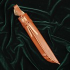 Нож Пчак Шархон, рукоять из рога косули малая, гарда с гравировкой - Фото 14