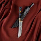 Нож Пчак Шархон, рукоять из оргстекла, гарда из латуни - Фото 1