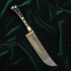 Нож Пчак Шархон, рукоять из оргстекла, гарда из латуни - Фото 11