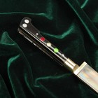 Нож Пчак Шархон, рукоять из оргстекла, гарда из латуни - Фото 12
