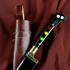 Нож Пчак Шархон, рукоять из оргстекла, гарда из латуни - Фото 14