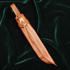Нож Пчак Шархон, рукоять из оргстекла, гарда из латуни - Фото 4