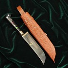 Нож Пчак Шархон, рукоять из оргстекла, гарда из латуни - Фото 10