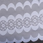 Тюль на кухню со шторной лентой, 420х165 см, цвет белый, 100% полиэстер - Фото 2