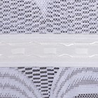Тюль на кухню со шторной лентой, 420х165 см, цвет белый, 100% полиэстер - Фото 3