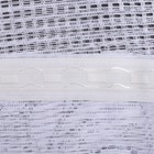 Штора тюль на  шторной ленте 215х160 см, цв.белый, 100% п/э арт.р.М353 - Фото 3
