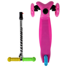 Самокат детский GRAFFITI Pulpy, цвет розовый - Фото 5