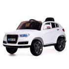 Электромобиль «Кроссовер», 2 мотора, EVA колёса, кожаное сидение, цвет белый - Фото 1