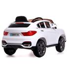 Электромобиль «Кроссовер», 2 мотора, EVA колёса, кожаное сидение, цвет белый - Фото 3