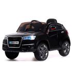 Электромобиль «Кроссовер», 2 мотора, EVA колёса, кожаное сидение, цвет чёрный - Фото 1