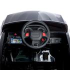 Электромобиль «Кроссовер», 2 мотора, EVA колёса, кожаное сидение, цвет чёрный - Фото 7