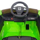 Электромобиль «Престиж», 2 мотора, активная подвеска, цвет зеленый - Фото 7