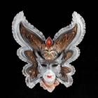 Венецианская маска "Бабочка" 25см - Фото 3