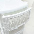 Комод 4-х секционный «Ажур», белый - Фото 3