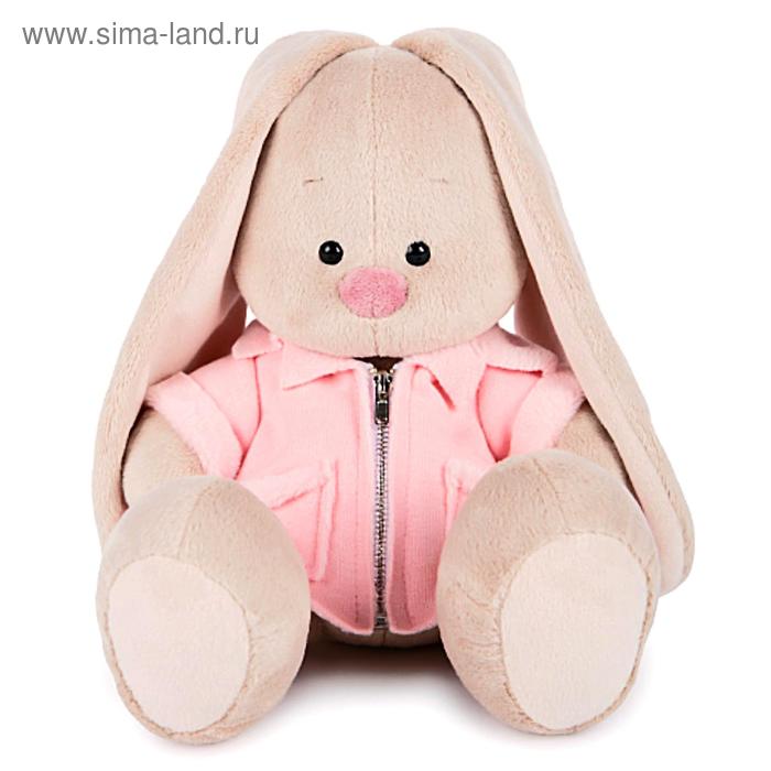 Мягкая игрушка «Зайка Ми», в розовой меховой курточке, 18 см - Фото 1