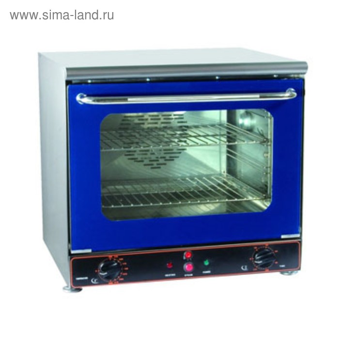 Конвекционная печь GASTRORAG YXD-CO-01, электрическая, 100-300°С, 4 противня, 3 полки, синяя - Фото 1