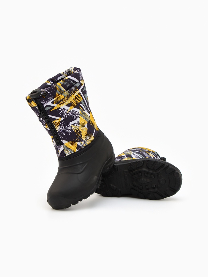 Сапоги зимние детские, размер 32-33, чёрные, надставка МИКС - Фото 1