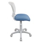 Кресло детское Бюрократ CH-W296NX/26-24, спинка сетка, белый/голубой - Фото 3