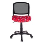 Кресло детское Бюрократ CH-296/ANCHOR-RD спинка сетка черный сиденье/красный/якоря ANCHOR-RD - Фото 1