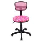 Кресло детское Бюрократ CH-299/PK/FLIPFLOP P, спинка сетка, розовый, рисунок "Сланцы" - Фото 1