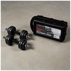 Набор ONLYTOP: 2 гантельных грифа 35 см, 12 дисков, 4 замка, вес 15 кг - Фото 9