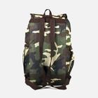 Рюкзак туристический, 55 л, отдел на шнурке, 4 наружных кармана, цвет хаки - фото 8366168