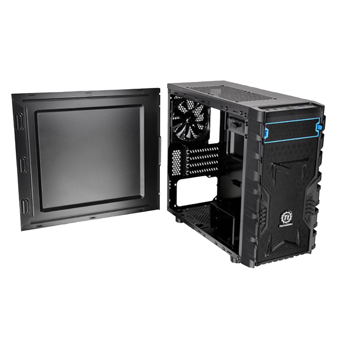 Корпус Thermaltake Versa H13, без БП, mATX, черный - фото 51294383