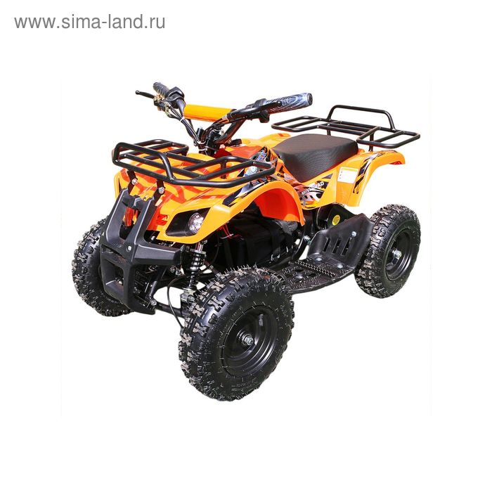 Детский электро квадроцикл MOTAX ATV Х-16 800W, оранжевый - Фото 1