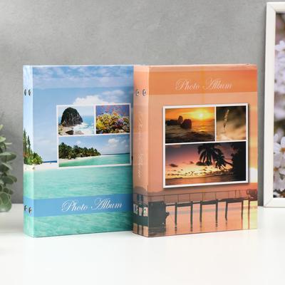 Фотоальбом на 200 фото 10×15 см «Пляжи», 23×17.5×4.7 см, МИКС